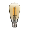 Smart Filament WIFI Bulb B22 bayonet Amber - Dimmer Alexa Google Home
