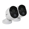 Swann 1080p Heat Sensing White Analogue Bullet Camera - 2 Pack