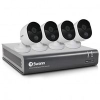 Swann 4 Camera HD 1080p CCTV System with 1TB HDD & Google Assistant