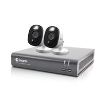 Swann CCTV System - 4 Channel Full 1080p HD DVR with 2 x 1080p HD Motion Sensing Cameras & 1TB HDD