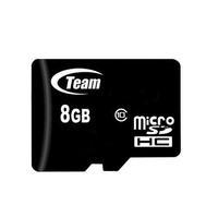 Team 8GB Micro SDHC Class 10 Flash Card with Adapter