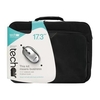 Tech Air - 17.3 Inch Laptop Carry Case + Silver Mouse - Black Case