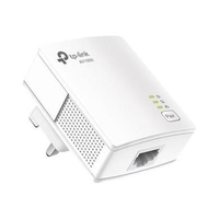 TP-Link AV1000 - Gigabit Powerline Starter Kit - bridge - GigE HomePlug AV HPAV HomePlug AV HPAV 2.0 - wall-pluggable