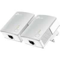 TP-Link AV500 500Mbps 1 Port Powerline Adapter - 2 Pack