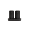 ttec PowerStones Trio Powerbank Set - 2 x 5000mAh - Black w/Charging Dock