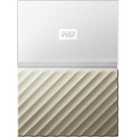 Western Digital My Passport Ultra 2TB 2.5 USB 3.0 External Hard Drive in White & Gold