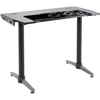 X Rocker Panther Office Desk- Grey