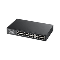 Zyxel GS1100-24E 24-Port Unmanaged Gigabit Rackmount/Wallmount Switch