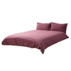 Double Stonewashed Cotton Bedding Set,  Raspberry