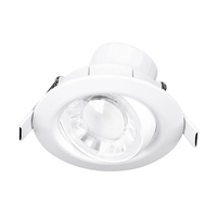 Aurora Enlite Spryte 8W Warm White Dimmable LED Adjustable Downlight - Matt White