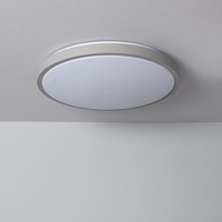 Edit Bari 24W Colour Selectable LED Flush Ceiling Light - Grey