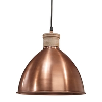 Edit Roseville Ceiling Pendant Light - Copper