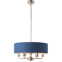 Endon Highclere 6 Light Ceiling Pendant Light - Blue