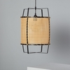 ILUZZIA Baco Rattan Ceiling Pendant Light - Natural