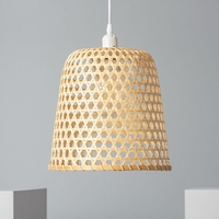 ILUZZIA Canastra Rattan Ceiling Pendant Light - Natural