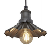 Industville Brooklyn 8 Inch Umbrella Ceiling Pendant Light - Pewter