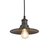 Industville Brooklyn Flat Ceiling Pendant Light - Pewter