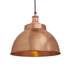 Industville Brooklyn Medium Dome Ceiling Pendant Light - Copper