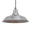 Industville Brooklyn Step Ceiling Pendant Light - Light Pewter