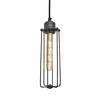 Industville Orlando Cylinder Ceiling Pendant Light - Pewter