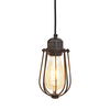 Industville Orlando Wire Cage Ceiling Pendant Light - Pewter