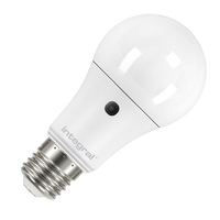Integral 5.5W Warm White LED Opal GLS Bulb with Dusk to Dawn Sensor - Screw Cap