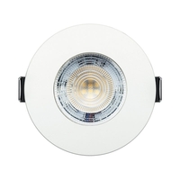 Integral Evofire+ 3.8W Cool White Dimmable LED Fire Rated Fixed Downlight - White