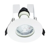 Integral EvoFire Fire Rated Low Profile Fixed Downlight with Insulation Guard - White