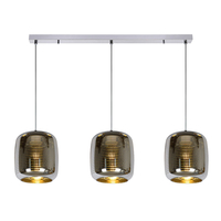 Lucide Eryn 3 Light Bar Ceiling Pendant - Chrome
