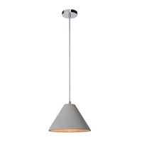 Lucide Solo Ceiling Pendant Light - Concrete