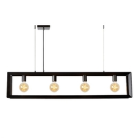 Lucide Thor 4 Light Bar Ceiling Pendant - Iron