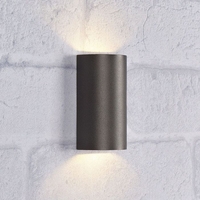 Lyra LED Outdoor Up & Down Wall Light - Dark Grey