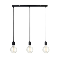 Sky 3 Light Bar Ceiling Pendant - Black
