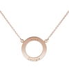 9ct Rose Gold Personalised Ring Pendant