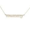 9ct Yellow Gold Plated Mummy Name Necklace