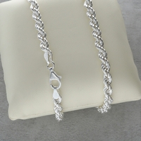 Sterling Silver 5mm Rope Chain