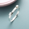 Sterling Silver Baby & Children Hearts Expandable ID Bangle With Optional Engraving