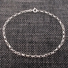 Sterling Silver Belcher Link Anklet
