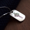 Sterling Silver Celtic Cross Dog Tag