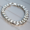 Sterling Silver Mens 2oz Chunky Curb Link Bracelet