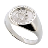 Sterling Silver St Christopher Ring
