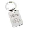 Sterling Silver Zodiac Star Sign Keyring With Optional Engraving