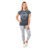 ACDC Charcoal/Grey Womens Tour Emblem Pyjama Set