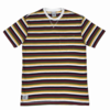 Addict Candy Stripe Red/Navy Pocket T-Shirt