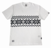 Addict Snowflake Print White T-Shirt