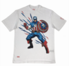 Addict X Marvel Shogun Captain America Print White T-Shirt