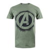 Avengers Stencil Logo Military Green
