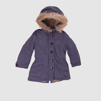 Benneton Girls Grey Parka