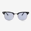 Black/Grey Dayo Mirrored Sunglasses