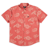 Brixton Lava Red Charter Print S/S Shirt